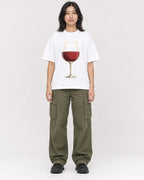 Mockup Boxy Heavyweight Tee White female full-body 22