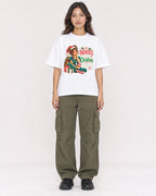 Mockup Boxy Heavyweight Tee White female full-body 02