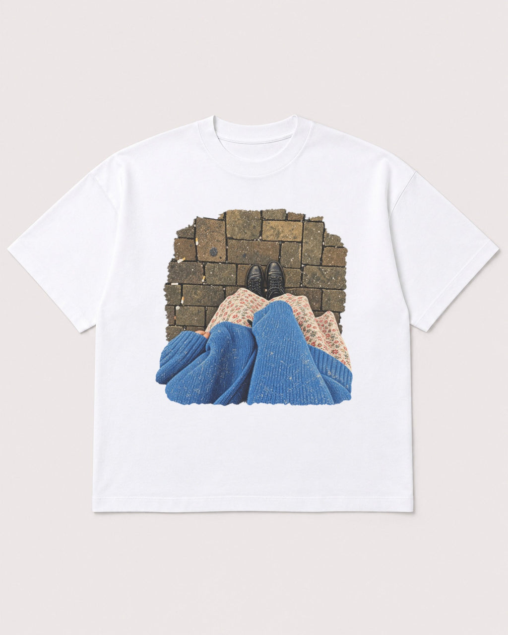 Mockup Boxy Heavyweight Tee White product