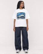 Mockup Boxy Heavyweight Tee White female full-body 04
