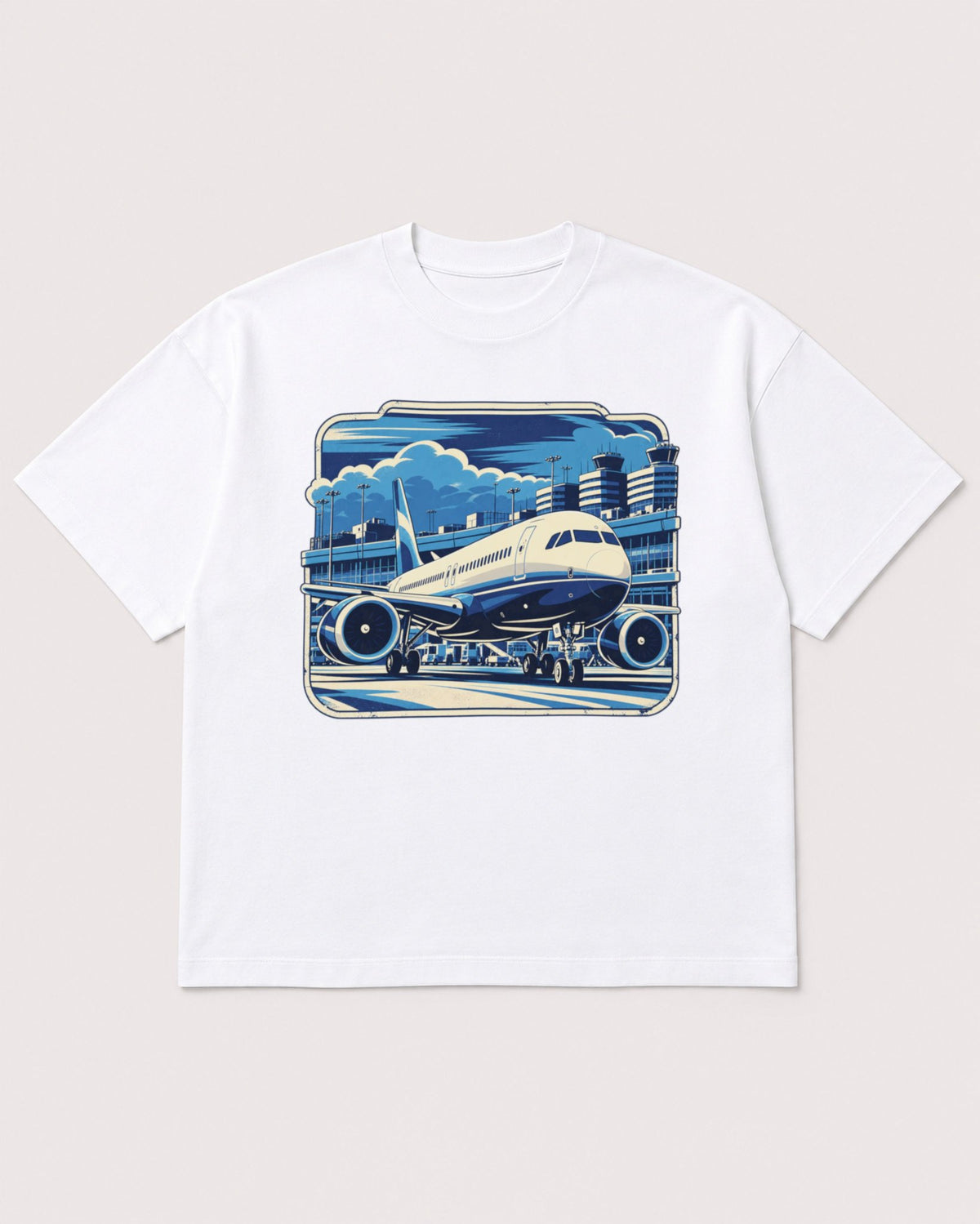Mockup Boxy Heavyweight Tee White product