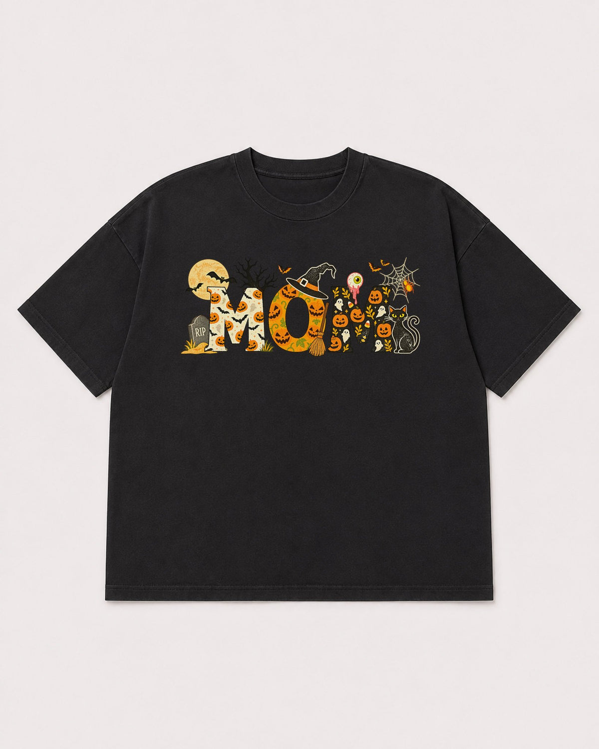 Mockup Boxy Heavyweight Tee Black product