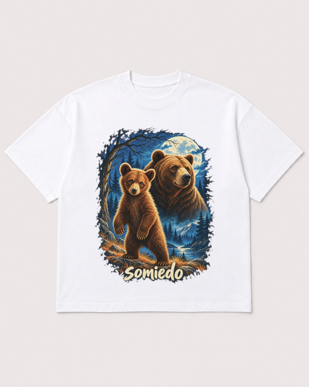 Mockup Boxy Heavyweight Tee White product