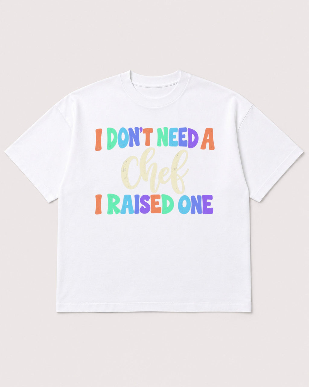Mockup Boxy Heavyweight Tee White product