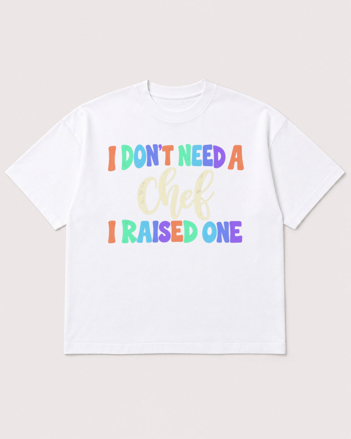 Mockup Boxy Heavyweight Tee White product