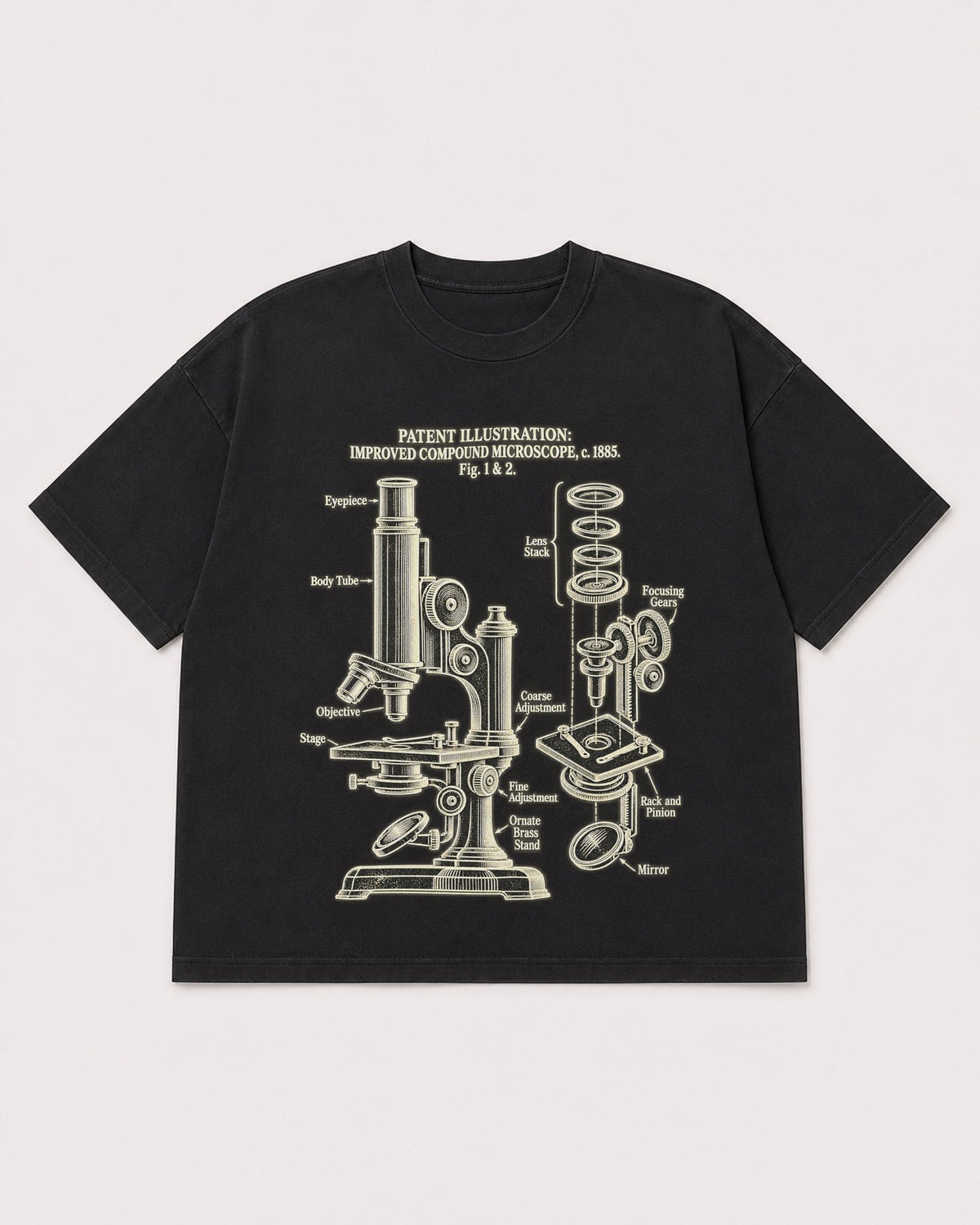 Mockup Boxy Heavyweight Tee Black product