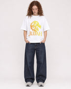 Mockup Boxy Heavyweight Tee White female full-body 09