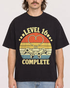 Mockup Boxy Heavyweight Tee Black male close-up 49