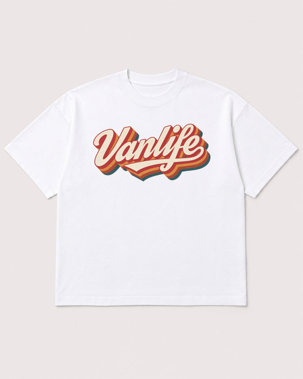Mockup Boxy Heavyweight Tee White product