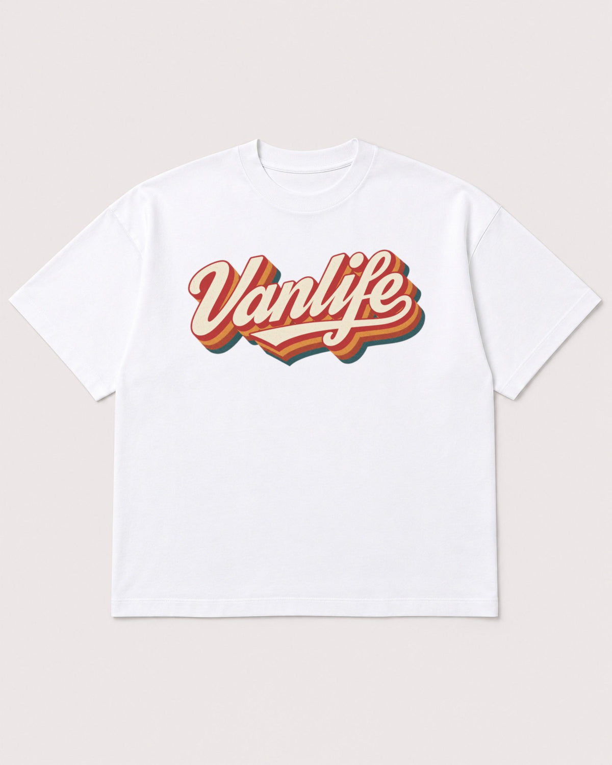 Mockup Boxy Heavyweight Tee White product
