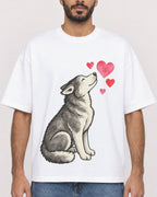 Mockup Boxy Heavyweight Tee White male close-up 07