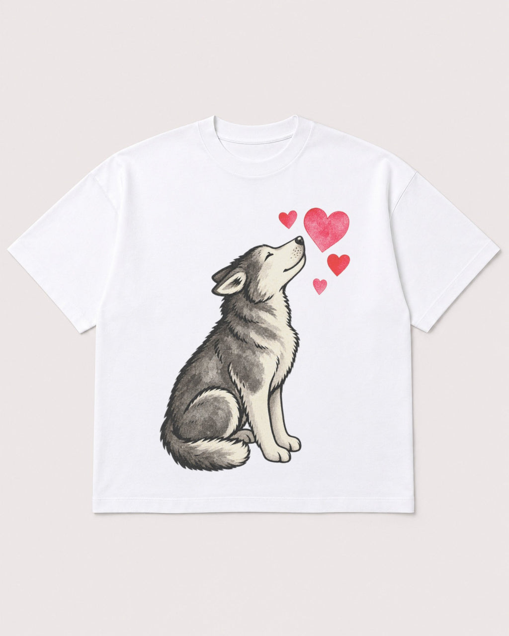 Mockup Boxy Heavyweight Tee White product