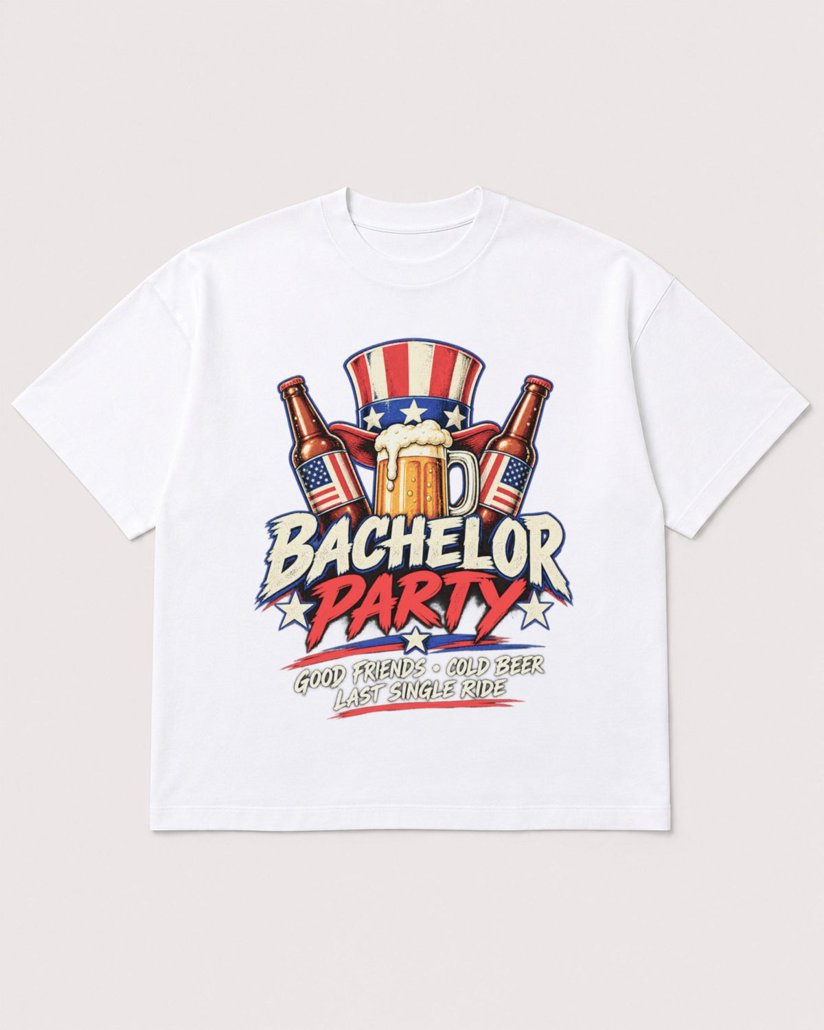 Mockup Boxy Heavyweight Tee White product