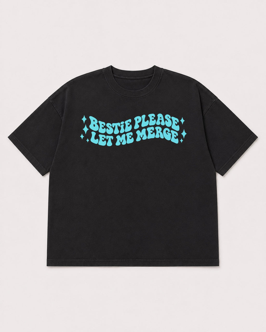 Mockup Boxy Heavyweight Tee Black product