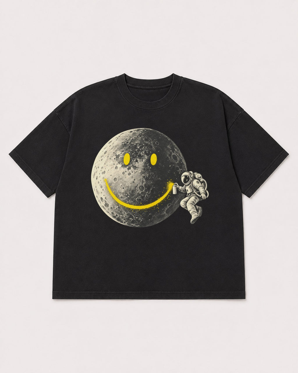 Mockup Boxy Heavyweight Tee Black product
