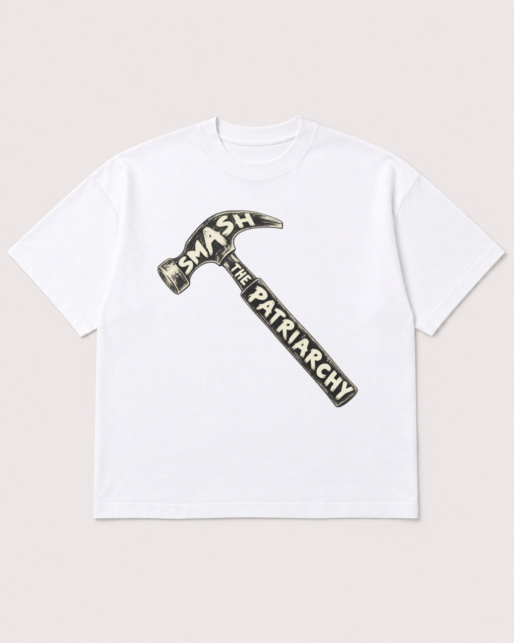 Mockup Boxy Heavyweight Tee White product