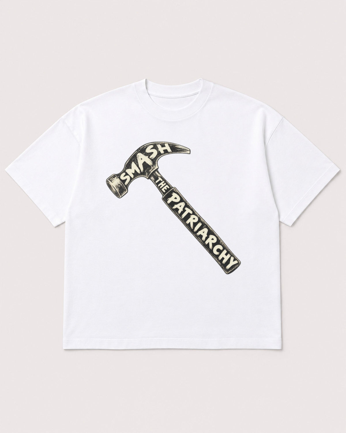 Mockup Boxy Heavyweight Tee White product