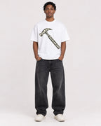 Mockup Boxy Heavyweight Tee White male full-body 05