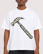 Mockup Boxy Heavyweight Tee White male close-up 05