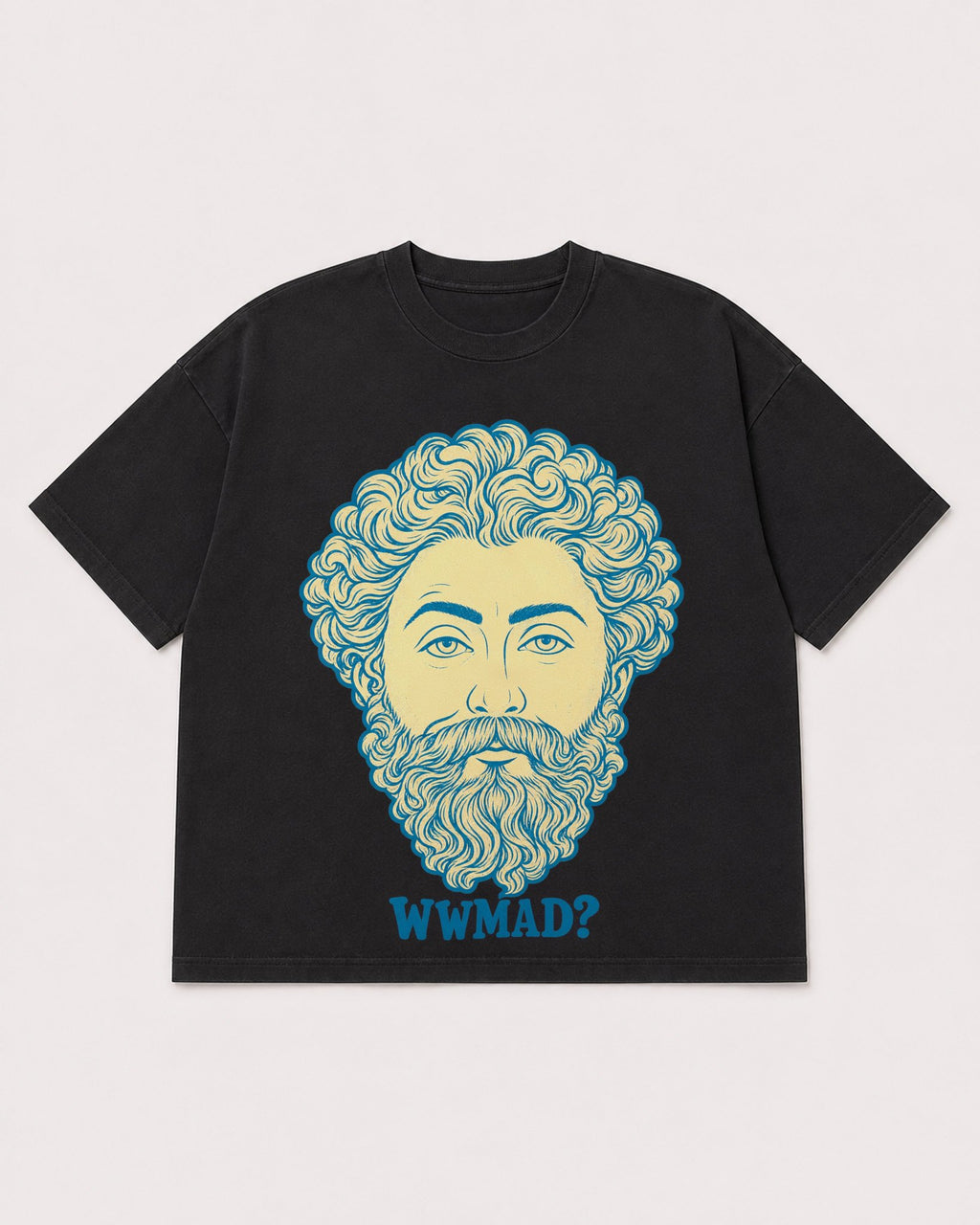 Mockup Boxy Heavyweight Tee Black product