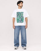 Mockup Boxy Heavyweight Tee White male full-body 02