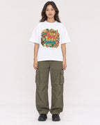 Mockup Boxy Heavyweight Tee White female full-body 02