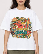 Mockup Boxy Heavyweight Tee White female close-up 02