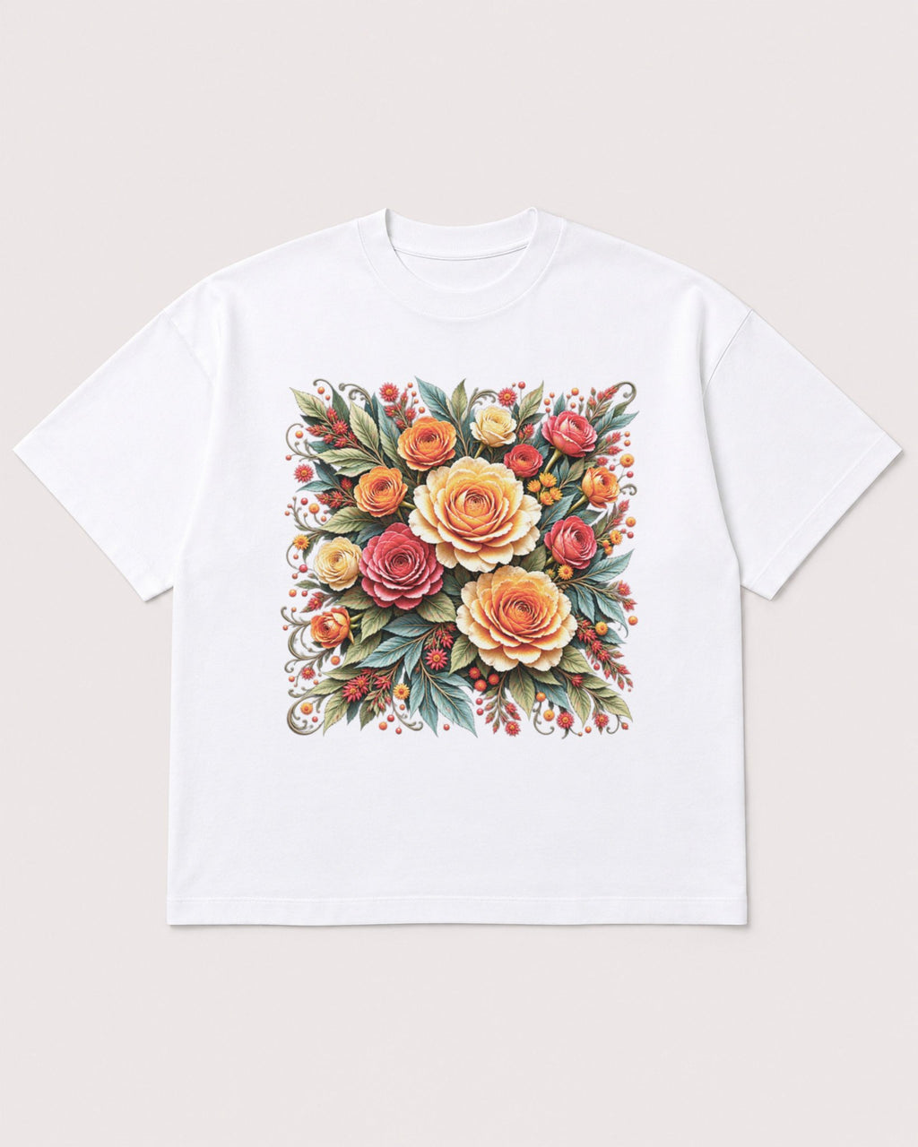 Mockup Boxy Heavyweight Tee White product