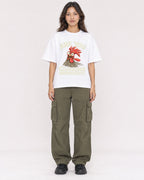 Mockup Boxy Heavyweight Tee White female full-body 02