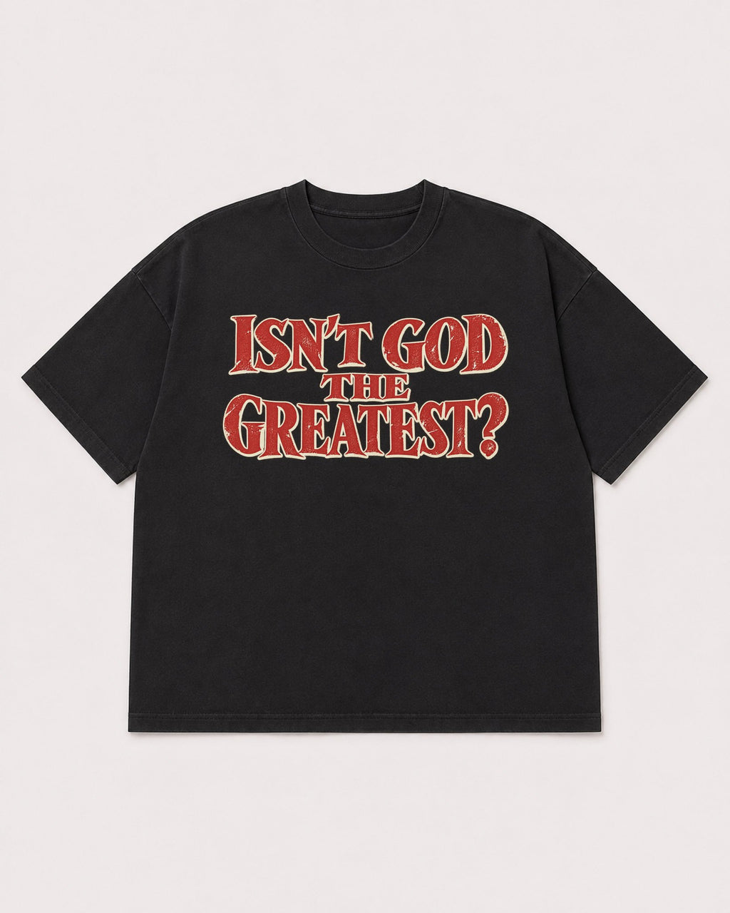 Mockup Boxy Heavyweight Tee Black product