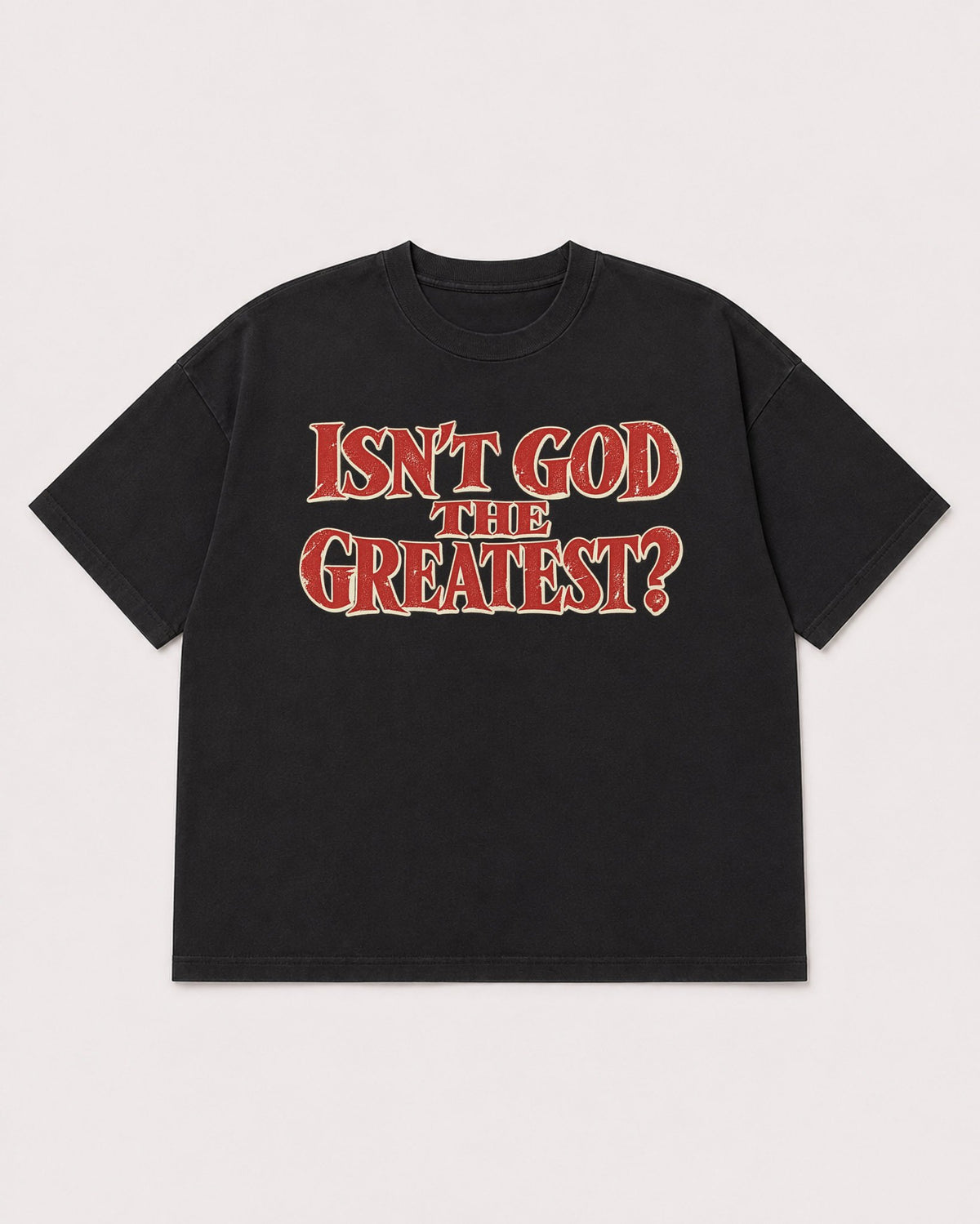 Mockup Boxy Heavyweight Tee Black product
