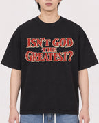 Mockup Boxy Heavyweight Tee Black male close-up 11