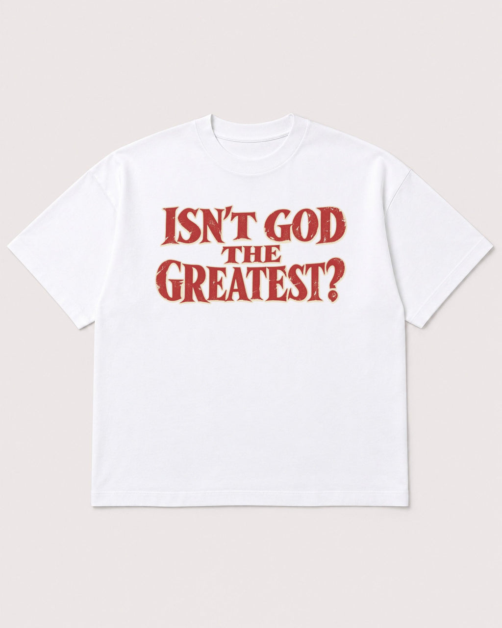 Mockup Boxy Heavyweight Tee White product