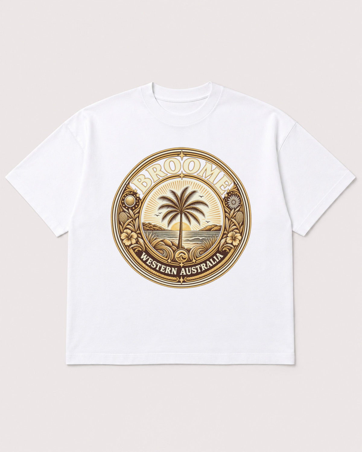 Mockup Boxy Heavyweight Tee White product