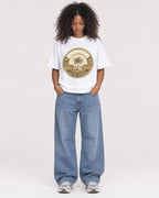 Mockup Boxy Heavyweight Tee White female full-body 05