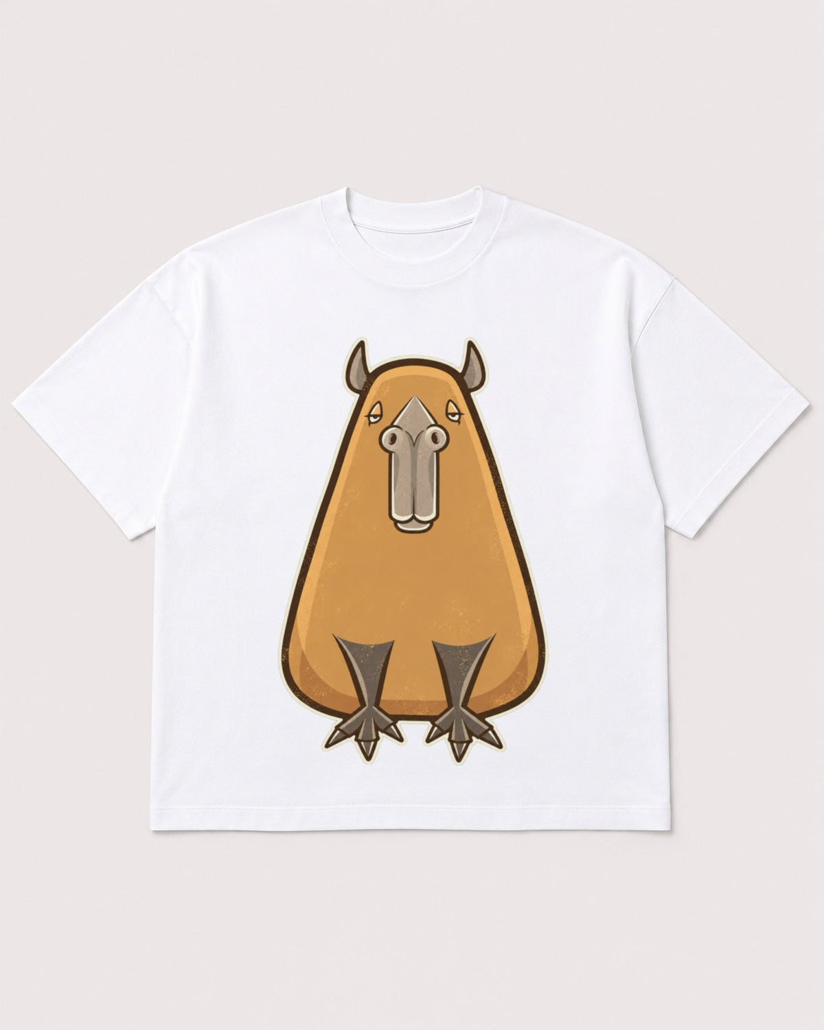 Mockup Boxy Heavyweight Tee White product