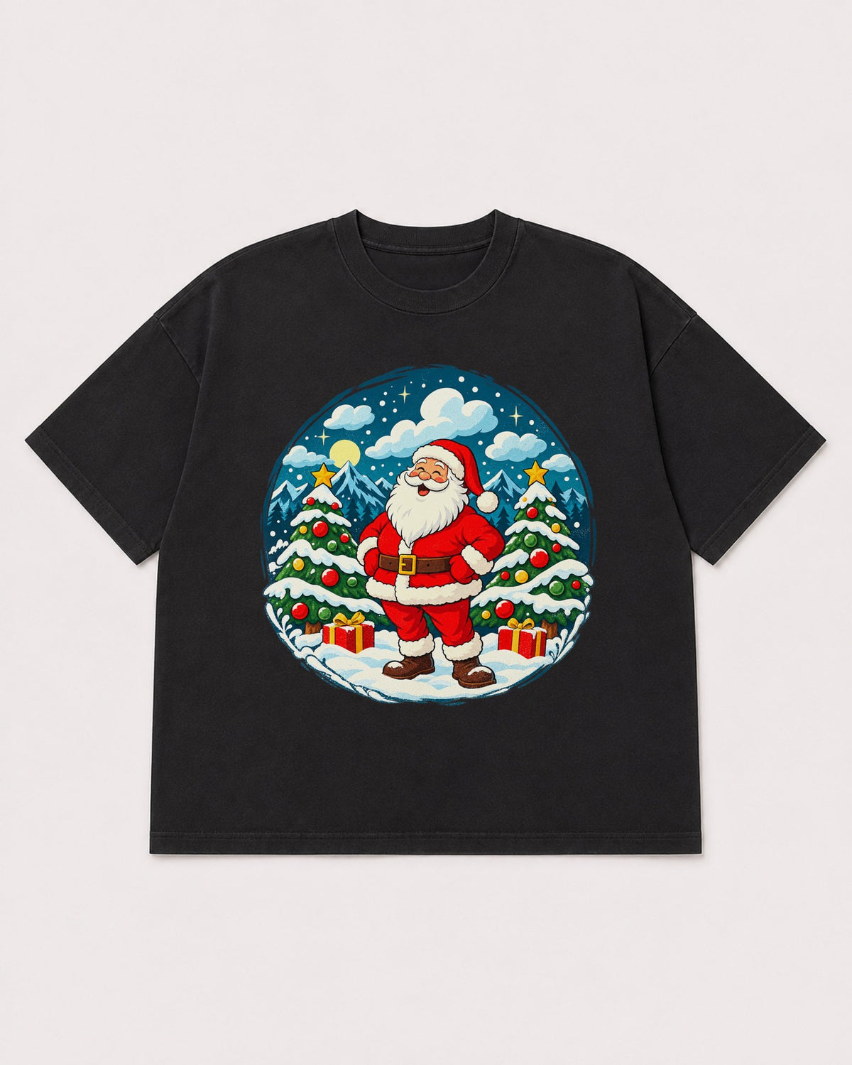 Mockup Boxy Heavyweight Tee Black product