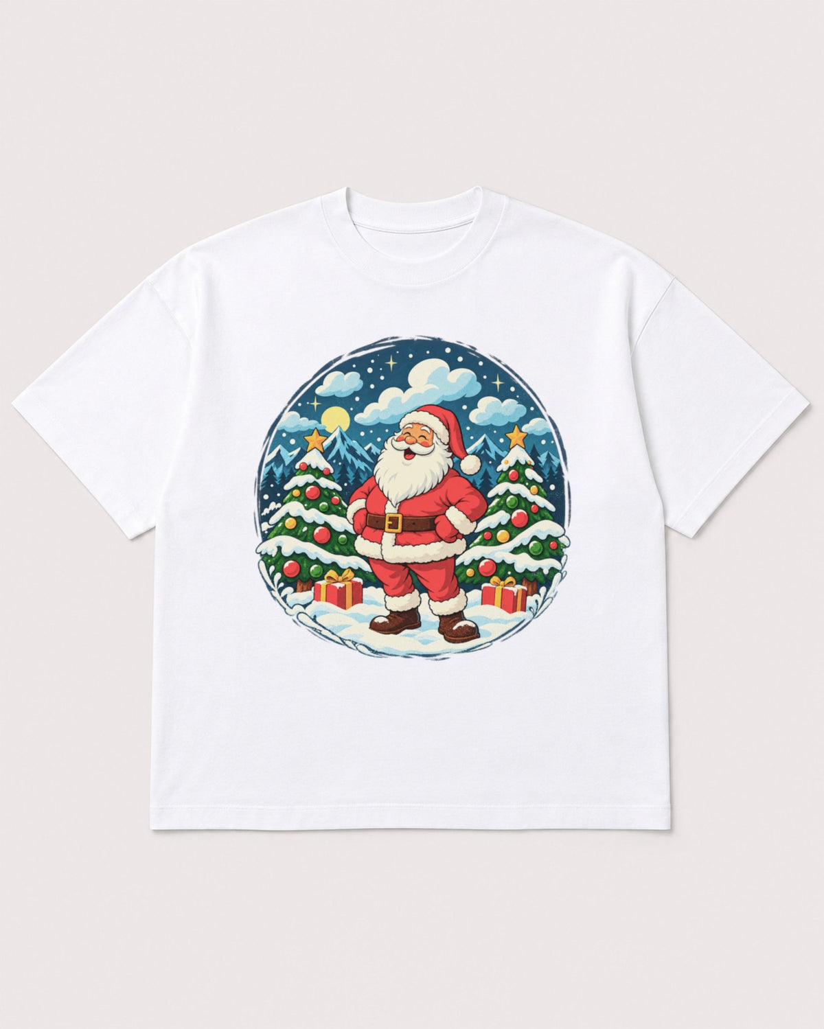 Mockup Boxy Heavyweight Tee White product