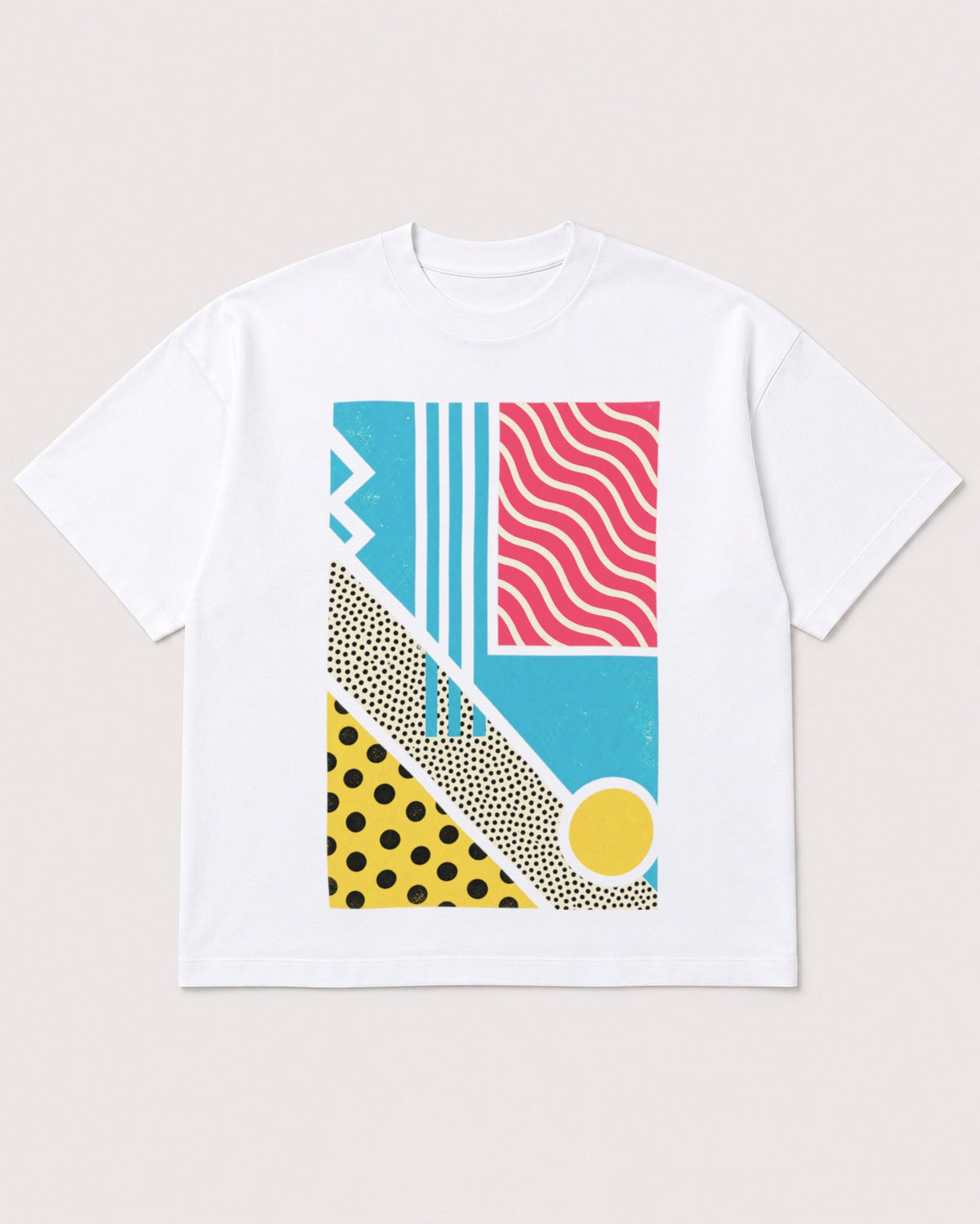 Mockup Boxy Heavyweight Tee White product