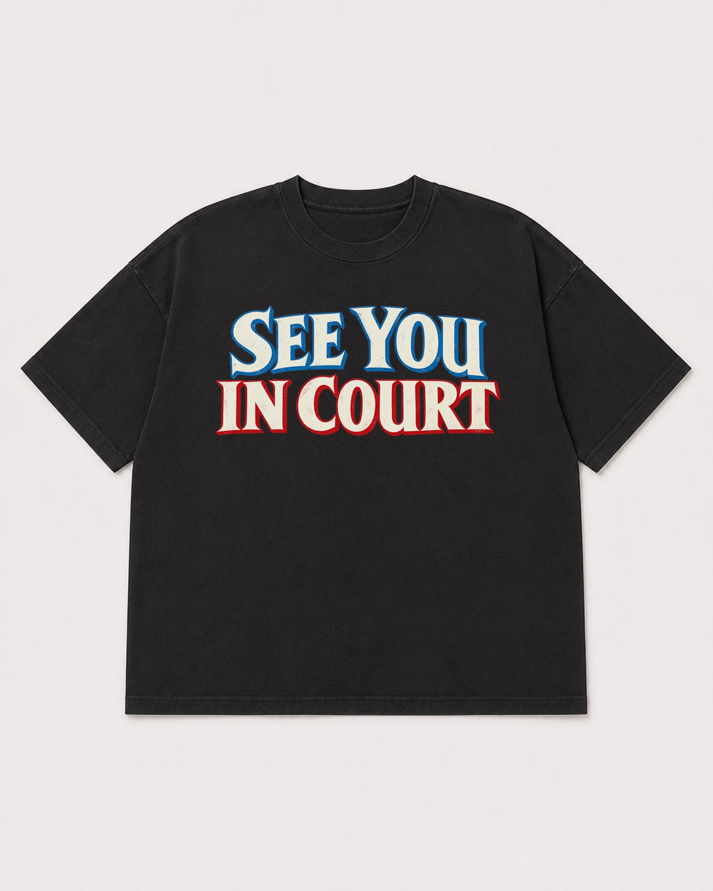 Mockup Boxy Heavyweight Tee Black product