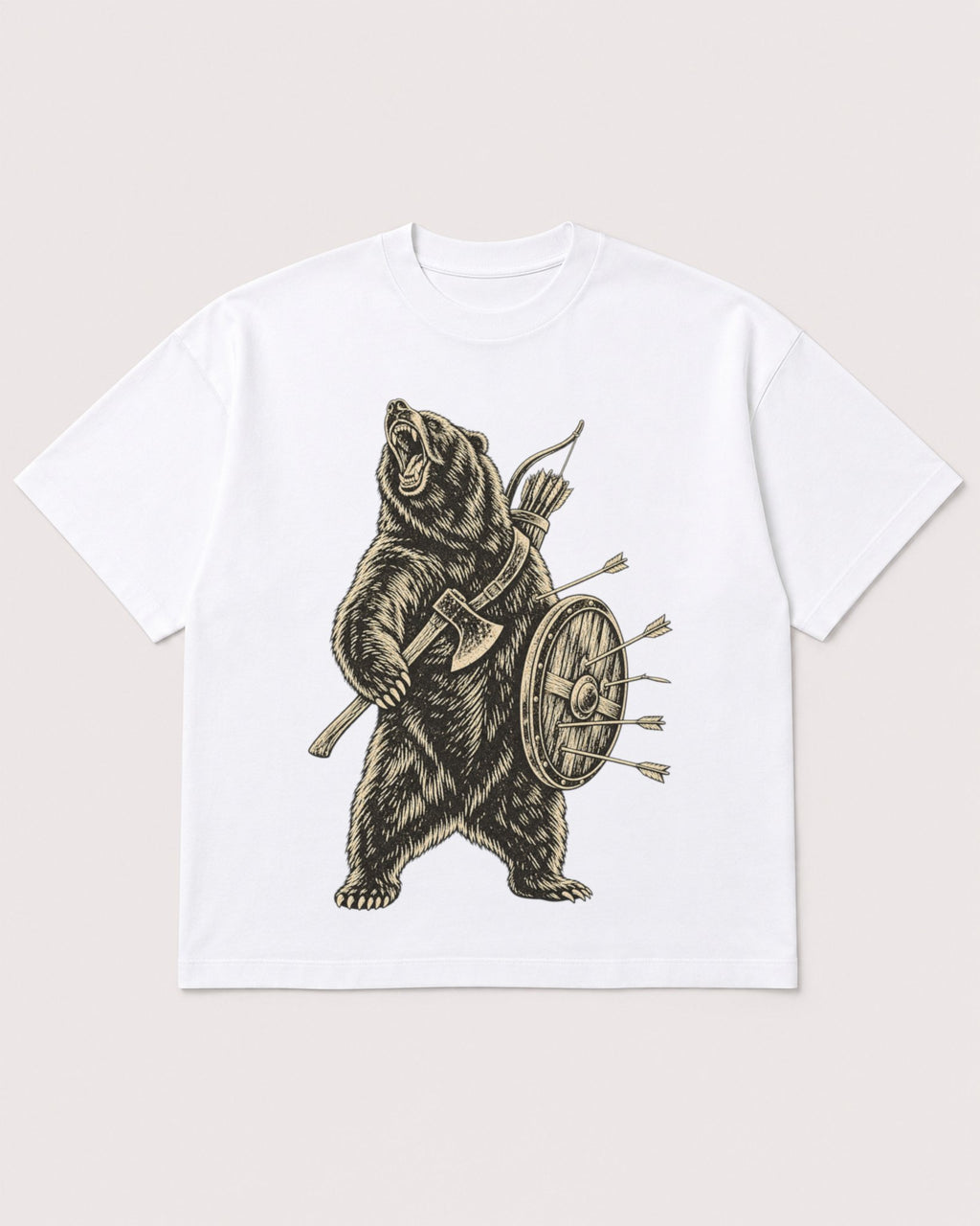 Mockup Boxy Heavyweight Tee White product