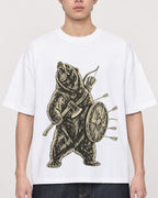 Mockup Boxy Heavyweight Tee White male close-up 01
