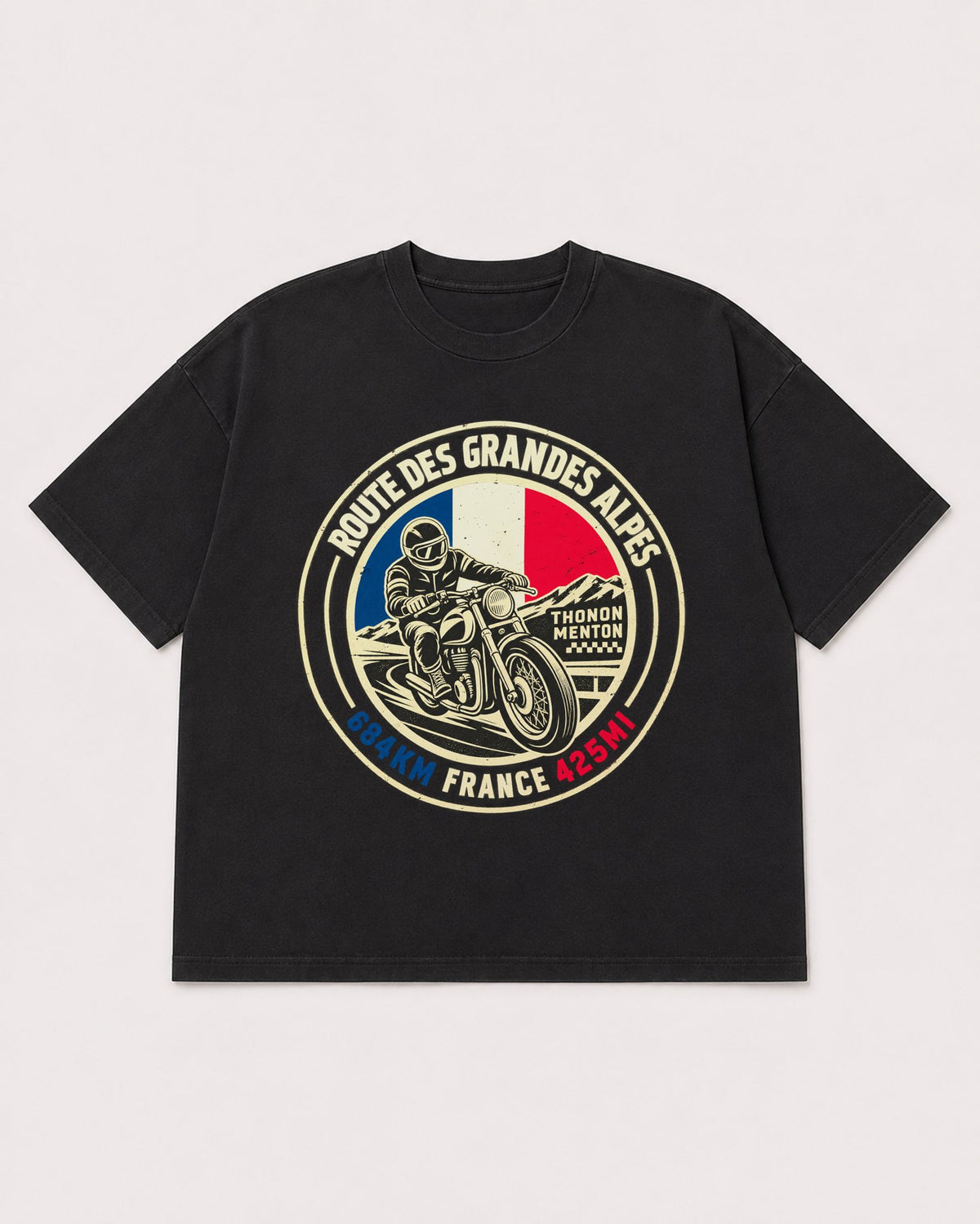 Mockup Boxy Heavyweight Tee Black product