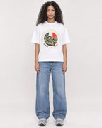 Mockup Boxy Heavyweight Tee White female full-body 10