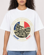 Mockup Boxy Heavyweight Tee White female close-up 10