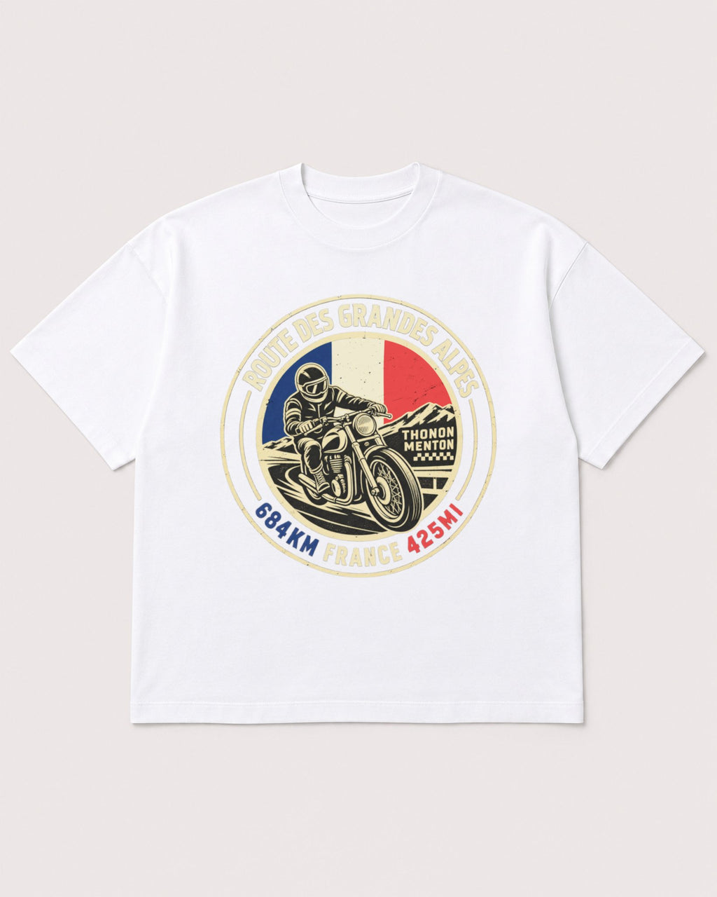 Mockup Boxy Heavyweight Tee White product