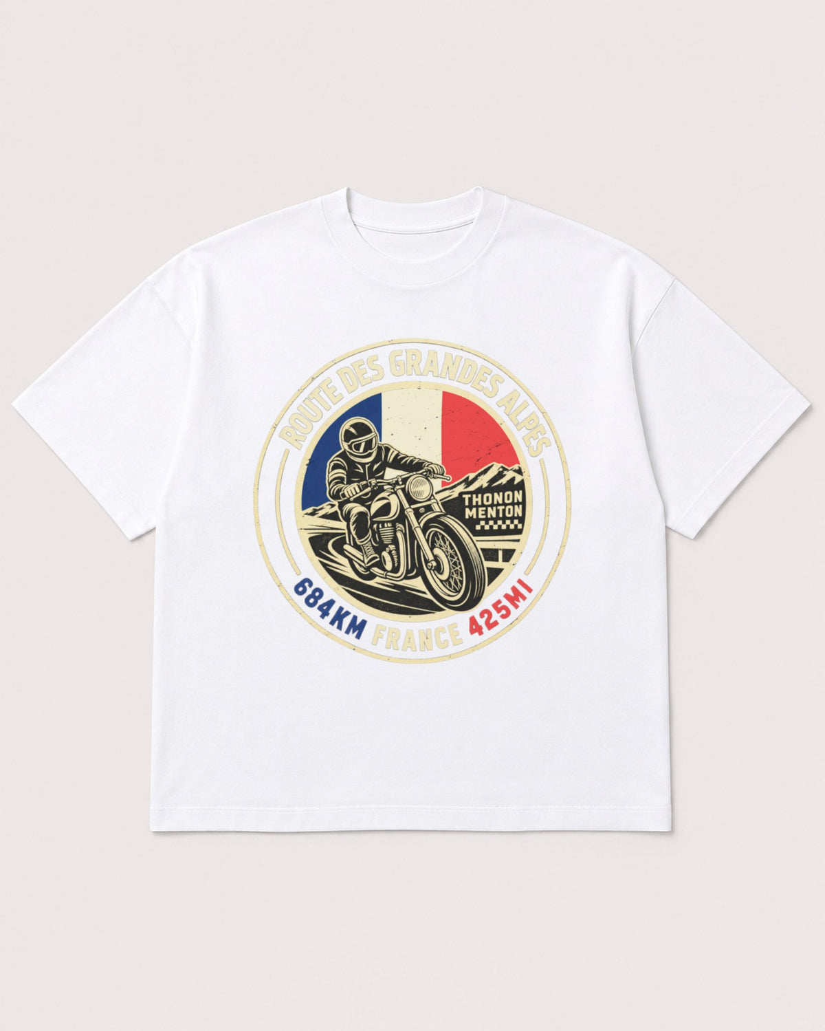Mockup Boxy Heavyweight Tee White product
