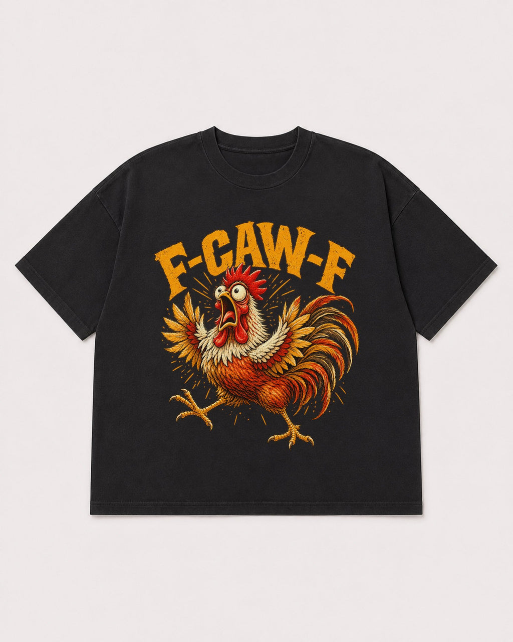 Mockup Boxy Heavyweight Tee Black product