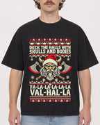 Mockup Boxy Heavyweight Tee Black male close-up 09