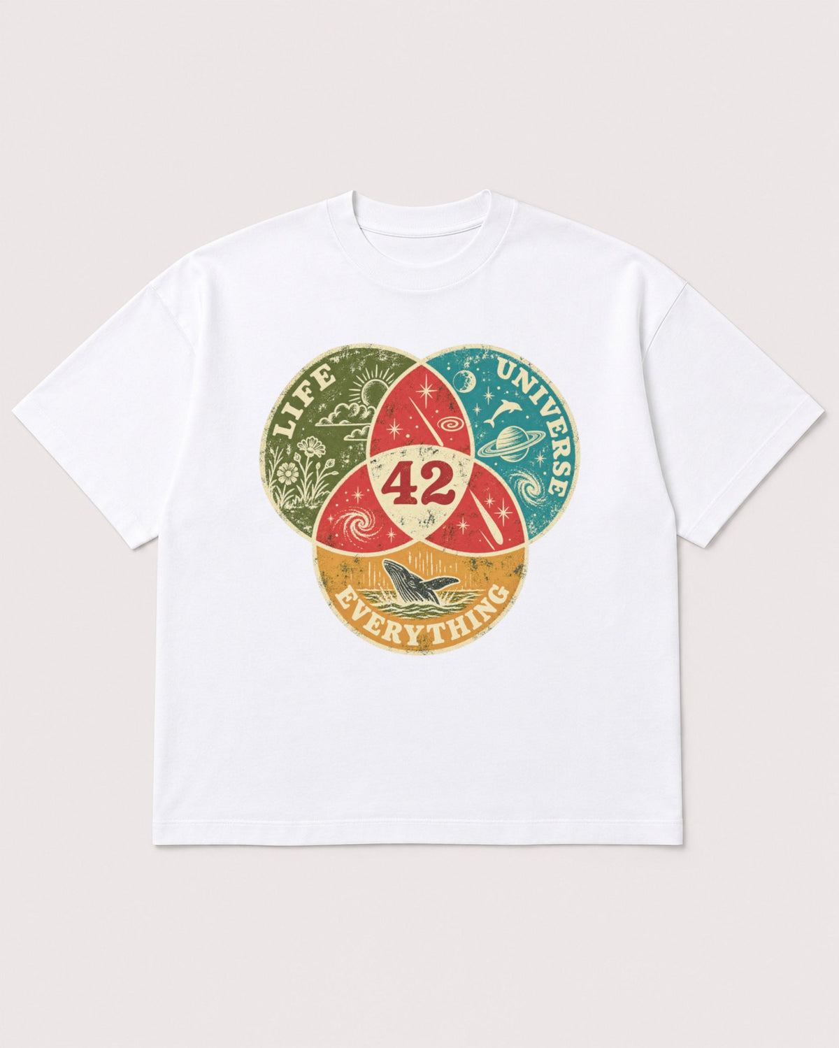Mockup Boxy Heavyweight Tee White product